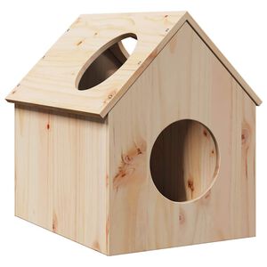 vidaXL Kattenhuis 41x50x50 cm massief grenenhout