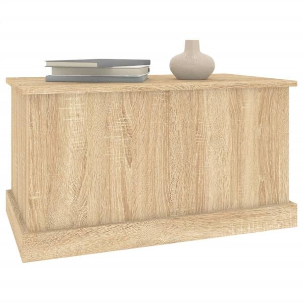 vidaXL Opbergbox Sonoma Eiken 70x40x38 cm Bewerkt Hout