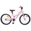 vidaXL Kinderfiets 18 Inch voor 5-7 jaar Lichtroze