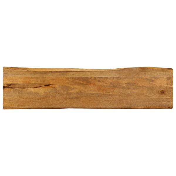 vidaXL Tafelblad met natuurlijke rand 160x40x3,8 cm massief mangohout
