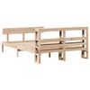 vidaXL Bedframe zonder matras massief grenenhout 120x190 cm