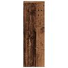 vidaXL Plantenstandaards 2 st 33x33x100cm bewerkt hout oud houtkleurig