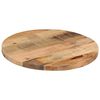 vidaXL Tafelblad rond &Oslash; 60x3,8 cm massief ruw mangohout