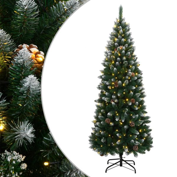 vidaXL Kunstkerstboom met 300 LED's 210 cm