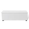 vidaXL Opbergbank 118x44x44 cm wit