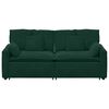 vidaXL Modulaire bank met kussens donkergroen