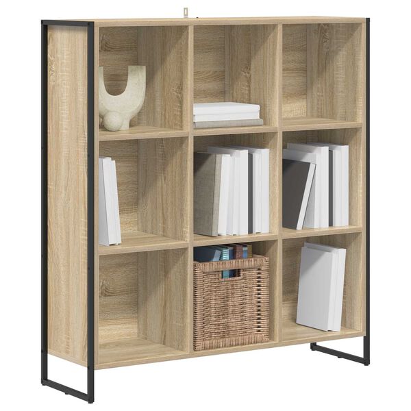 vidaXL Boekenkast Sonoma 99,5 x 30 x 108,5 cm Bewerkt hout