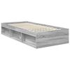 vidaXL Bedframe met hoofdeinde Grijs Sonoma 90 x 190 cm Bewerkt hout