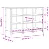 vidaXL Schoenenkast 100x35x70 cm bewerkt hout zwart