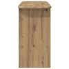 vidaXL Wandtafel Artisan Eiken 93 x 40 x 75 cm Bewerkt hout
