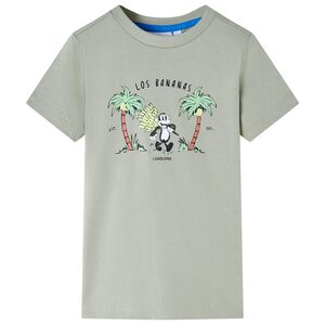 Kindershirt 140 lichtkakikleurig