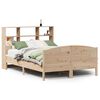 vidaXL Bed met boekenkast zonder matras massief grenenhout 120x190 cm