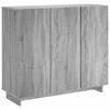 vidaXL Dressoir Grijs Sonoma 85,5 x 31 x 75 cm Bewerkt hout
