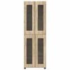 vidaXL Hoge kast FLORIN Sonoma Eiken 60 x 35 x 182 cm Bewerkt hout