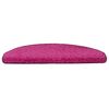 vidaXL Trapmatten 30 stuks 65x21x4 cm Roze Halfrond Groot
