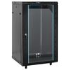 vidaXL Netwerkkast met draaiwieltjes 18U 19" IP20 60x60x100 cm