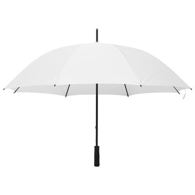 vidaXL Paraplu 130 cm wit