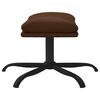 vidaXL Voetenbank 45x29,5x36 cm glanzend kunstleer bruin