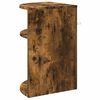 vidaXL Bijzettafel Gerookt eiken 39,7 x 39,7 x 60 cm Bewerkt hout