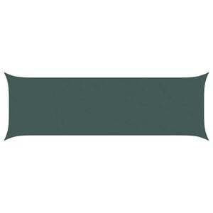 vidaXL Zonneschaduwzeil Donkergroen 2 x 6 m 100% Polyester Oxford