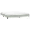 vidaXL Bedframe zonder matras 180x210 cm fluweel lichtgrijs