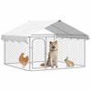 vidaXL Hondenkennel voor buiten met dak 200x200x150 cm