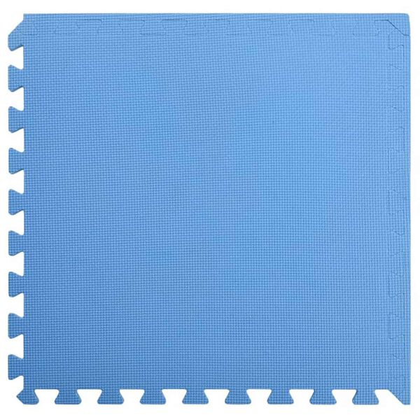 vidaXL Puzzel Oefenmatten 12 pcs Blauw 4,32 ㎡ EVA Schuim