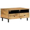 vidaXL Salontafel 80x54x40 cm massief mangohout