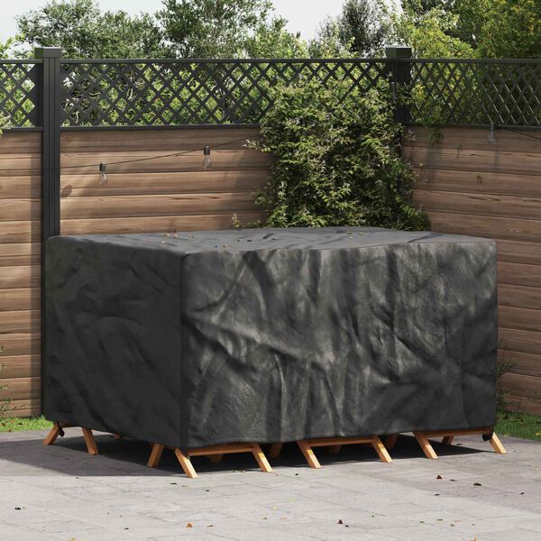 vidaXL Meubelhoes Effen Zwart 180 x 150 x 85 cm 420D