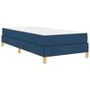 vidaXL Boxspringbed met matras Blauw 80 x 200 cm Stof