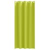 vidaXL Zwart-out Gordijnen met Ringen 2 pcs Groen 260 x 140 cm
