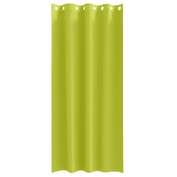 vidaXL Zwart-out Gordijnen met Ringen 2 pcs Groen 260 x 140 cm