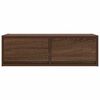 vidaXL Tv-meubel 80x31x25,5 cm bewerkt hout bruin eikenkleur
