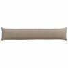 vidaXL Sofa Kussens 2 stuks Taupe 200 x 40 cm Stof