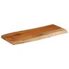 vidaXL Tafelblad rechthoekig natuurlijke rand 90x40x3,8 cm acaciahout