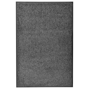 vidaXL Deurmat wasbaar 60x90 cm antraciet