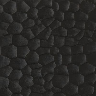 vidaXL Bijzetkast 40x33x75 cm massief mangohout zwart