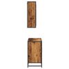 vidaXL Badkamermeubelset met plank 2 pcs Oud Hout Bewerkt hout
