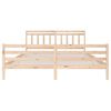 vidaXL Bedframe massief hout 200x200 cm