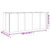 vidaXL Plantenbak verhoogd 200x80x80 cm cortenstaal