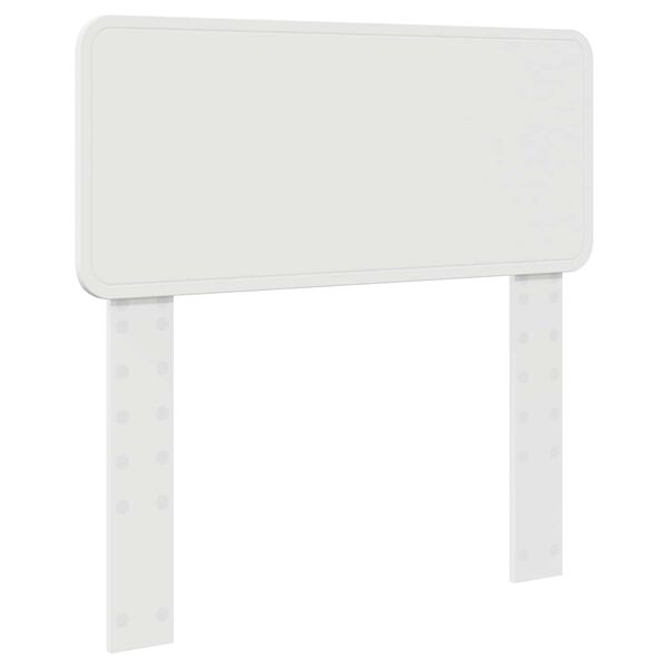 vidaXL Hoofdbord Wit 75 cm Bewerkt hout