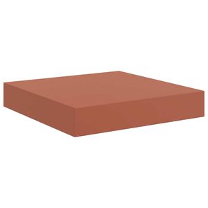 vidaXL Wandplank Wandgemonteerd Rood 23 x 23,5 x 4 cm Bewerkt hout