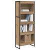 vidaXL Boekenkast Ambachtelijk eiken 80 x 30 x 155 cm Bewerkt hout