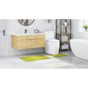 vidaXL Antislip Badmat Set 2 pcs Groen PP
