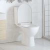 vidaXL Toiletbril soft-close met quick-release ontwerp wit