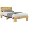 vidaXL Bedframe hoofdeinde zonder matras 80x200 cm massief hout eiken
