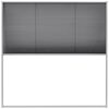 vidaXL Raamhor pliss&eacute; 120x120 cm aluminium