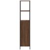 vidaXL Badkamermeubel met planken 36x35x165 cm bruin eiken