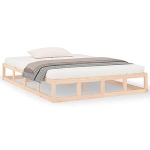 vidaXL Bedframe massief hout 120x200 cm
