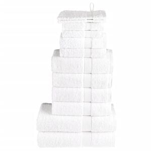 vidaXL 12-delige Handdoekenset SOLUND 600 g/m&sup2; wit